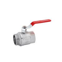 Кран кульовий Karro "Standart+" 2" ВЗ PN40 ручка, нікельований