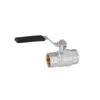 Кран кульовий Kroner 3/4" ВВ PN40 ручка, нікельований