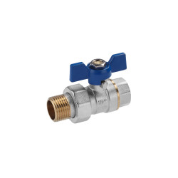 Кран-американка кульовий прямий Valves 1/2" PN30 Кран-американка кульовий прямий Valves 1/2" PN30