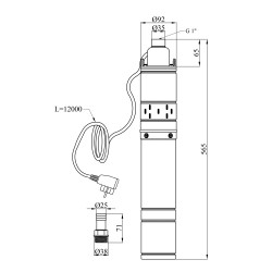 Насос глибинний шнековий Pumpman 4QGD1.8-50-0.55 кВт Нmax 130 м Qmax 1,8 куб.м 550 Вт Насос глибинний шнековий Pumpman 4QGD1.8-50-0.55 кВт Нmax 130 м Qmax 1,8 куб.м 550 Вт