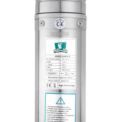 Насос глибинний шнековий Pumpman 4QGD1.8-50-0.55 кВт Нmax 130 м Qmax 1,8 куб.м 550 Вт Насос глибинний шнековий Pumpman 4QGD1.8-50-0.55 кВт Нmax 130 м Qmax 1,8 куб.м 550 Вт