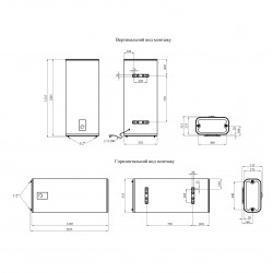 Водонагрівач Kroner NEO Flacher K100PVH2 з мокрим ТЕНом