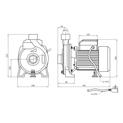 Насос поверхневий Forwater CPM 180 1,5 кВт Насос поверхневий Forwater CPM 180 1,5 кВт