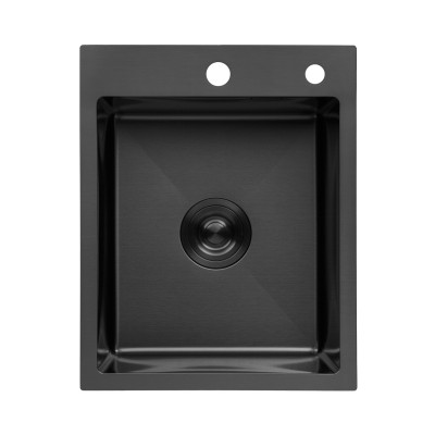 Кухонна мийка Kroner KRP PVD Schwarze - 4050HM (3,0/1,0 мм) Кухонна мийка Kroner KRP PVD Schwarze - 4050HM (3,0/1,0 мм)