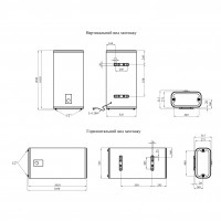 Водонагрівач Kroner NEO Flacher K80PVH2-D з сухим ТЕНом
