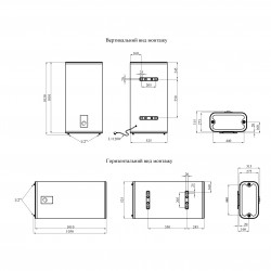 Водонагрівач Kroner NEO Flacher K80PVH2-D з сухим ТЕНом