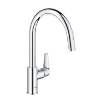 Змішувач для кухні з висувним виливом Grohe StartCurve 30562000 Змішувач для кухні з висувним виливом Grohe StartCurve 30562000