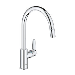 Змішувач для кухні з висувним виливом Grohe StartCurve 30562000 Змішувач для кухні з висувним виливом Grohe StartCurve 30562000