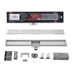 Трап лінійний Kroner KRP Eifel W60 Welle Трап лінійний Kroner KRP Eifel W60 Welle