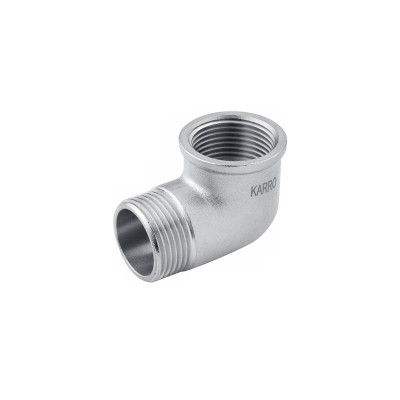 Кутник Karro 1/2" ВЗ нікельований KR-3212