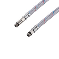 Гнучка підводка для підключення змішувача Kroner KRM 1/2"хМ10 ВЗ 40 см в нейлоновому обплетенні покритому ПВХ (пара) Гнучка підводка для підключення змішувача Kroner KRM 1/2"хМ10 ВЗ 40 см в нейлоновому обплетенні покритому ПВХ (пара)