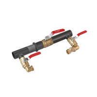 Байпас короткий в зборі STA (DN) 40 з краном