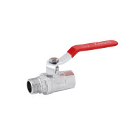 Кран кульовий Karro "Standart+" 1/2" ВЗ PN40 ручка, нікельований Кран кульовий Karro "Standart+" 1/2" ВЗ PN40 ручка, нікельований