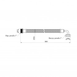 Шланг антивібраційний Forwater Super 80 см