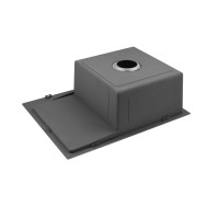 Кухонна мийка Kroner KRP Schwarze - 6350LHM PVD (3.0/1.0 мм)