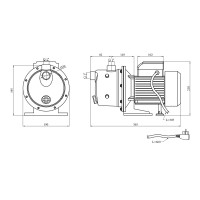 Насос поверхневий Grandwater JET100S 1,1 кВт Насос поверхневий Grandwater JET100S 1,1 кВт