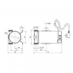Насос для підвищення тиску Agua W15G-10