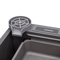 Кухонна мийка Kroner KRP Schwarze - SET7545NG PVD (3.0/0.8 мм)