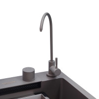 Кухонна мийка Kroner KRP Schwarze - SET7545NG PVD (3.0/0.8 мм)