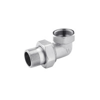 Згін-американка кутова Karro 3/4" ВЗ нікельована KR-3103