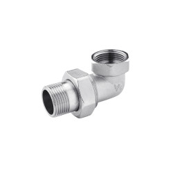 Згін-американка кутова Karro 3/4" ВЗ нікельована KR-3103