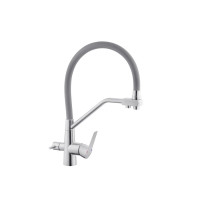 Змішувач для кухні з підключенням до фільтра Kroner KRP Edelstahl Klassisch - ESG03817GRA