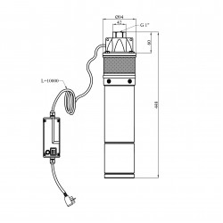 Насос глибинний Forwater 4SKM 100 Насос глибинний Forwater 4SKM 100
