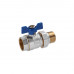 Кран-американка кульовий прямий Valves 3/4" PN30 Кран-американка кульовий прямий Valves 3/4" PN30
