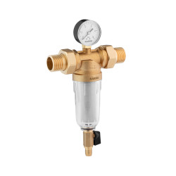 Фільтр самоочисний Karro 1" ЗЗ прозорий, латунний KR-88044 Фільтр самоочисний Karro 1" ЗЗ прозорий, латунний KR-88044