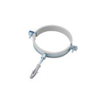 Хомут зі шпилькою в зборі Karro 110" 107-112 мм металевий Хомут зі шпилькою в зборі Karro 110" 107-112 мм металевий