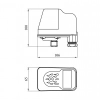 Реле тиску механічне Agua PM-5/G Реле тиску механічне Agua PM-5/G
