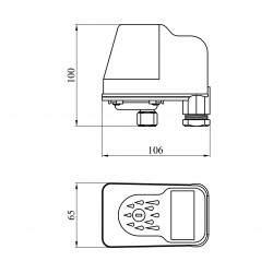 Реле тиску механічне Agua PM-5/G Реле тиску механічне Agua PM-5/G