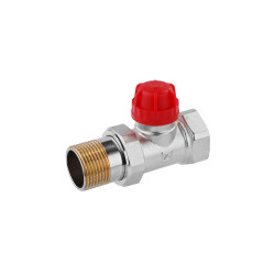 Кран термостатичний прямий Karro 1" ВЗ нікельований KR-737A