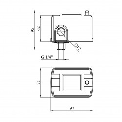 Реле тиску механічне Agua SK-2M Реле тиску механічне Agua SK-2M