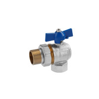 Кран-американка кульовий кутовий Valves 3/4" PN30 Кран-американка кульовий кутовий Valves 3/4" PN30