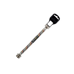 Гнучка підводка для підключення води Kroner KRP 1/2" ВЗ 60 см в обплетенні з нержавіючої сталі Гнучка підводка для підключення води Kroner KRP 1/2" ВЗ 60 см в обплетенні з нержавіючої сталі