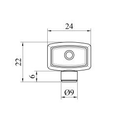 Ключ для крана Маєвського Karro металевий KR-762