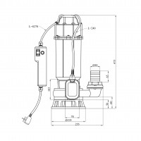 Насос фекальний Forwater WQG-18-15-1,5 кВт