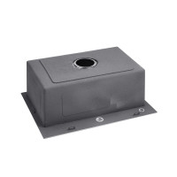 Кухонна мийка Kroner KRP Schwarze - 5843HM PVD (3.0/1.0 мм)