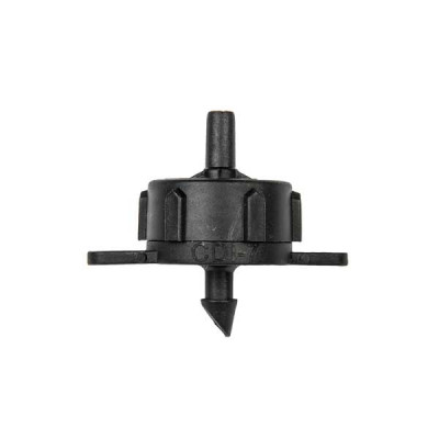 Емітер (DSE-0104L) із компенсацією 4 л/год, 0,5-3,5 Bar, вихід 4мм, DSE-PCT04