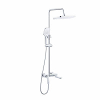 Душова система універсальна Qtap Tern на три споживача (з виливом) QTTER111CRM47591 Chrome