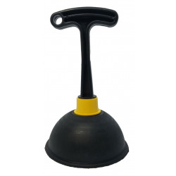 Вантуз 120мм чорний 0148