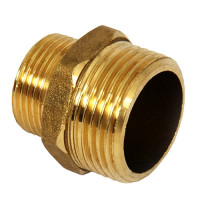 Ніпель 1/2" зовнішня * 3/8" зовнішня нікельонвана LexLine Profi