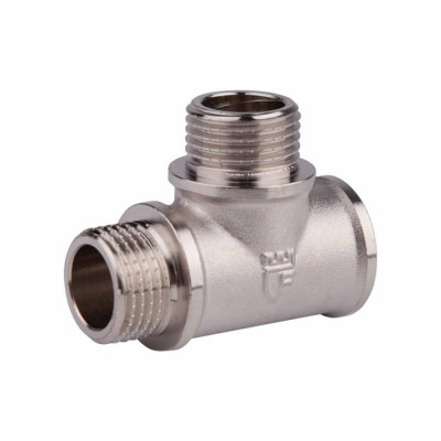 Трійник 1/2" внутрішня * 1/2" зовнішня * 1/2" зовнішня Forte