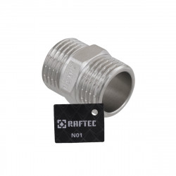 Ніпель 1/2" зовнішня * 1/2" зовнішня RAFTEC