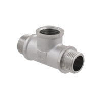 Трійник 1/2" зовнішня * 1/2" внутрішня * 1/2" зовнішня RAFTEC