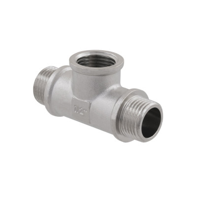 Трійник 1/2" зовнішня * 1/2" внутрішня * 1/2" зовнішня RAFTEC