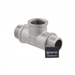 Трійник 1/2" зовнішня * 1/2" внутрішня * 1/2" зовнішня RAFTEC