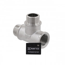 Трійник 1/2" внутрішня * 1/2" зовнішня * 1/2" зовнішня RAFTEC