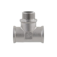 Трійник 1/2" внутрішня * 1/2" зовнішня * 1/2" внутрішня RAFTEC